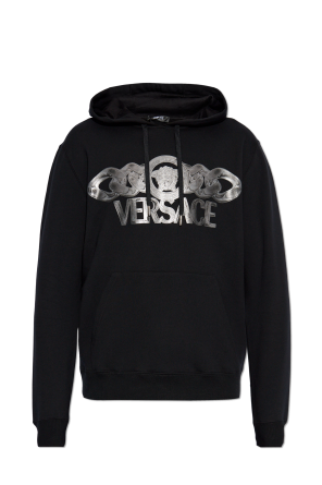 Black Jacket with logo Versace - Vitkac France
